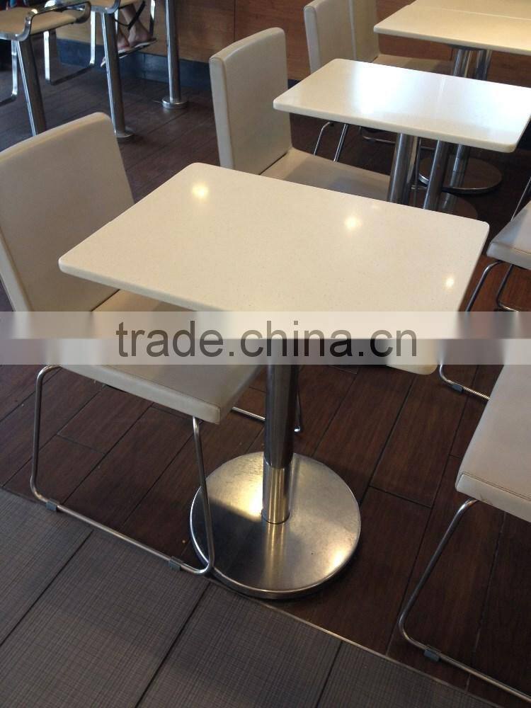 Lighted stylish design solid surface made bar countercoffee kiosk