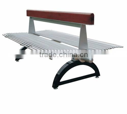 public serive rest metal outdoor bench