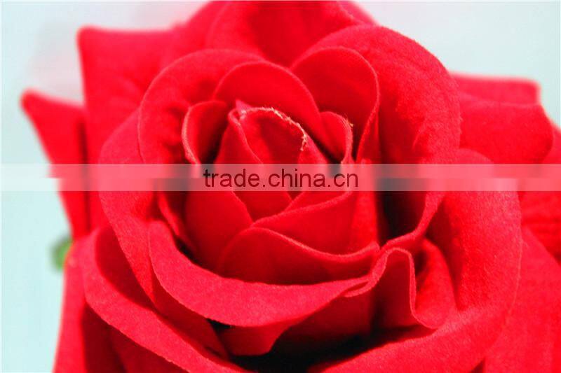 Home and outdoor garden table wedding gate decoration 60cm or 24inches Height artificial 3 heads flowers E04 0620