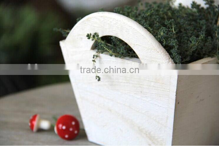 2017 wooden flower pot wooden pot wooden design garden flower pot