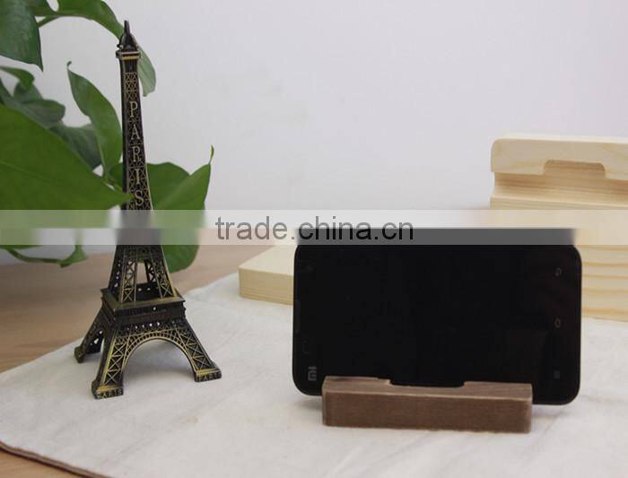 wooden mobile phone holder