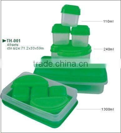 food container set,plastic box for food,pp storage box