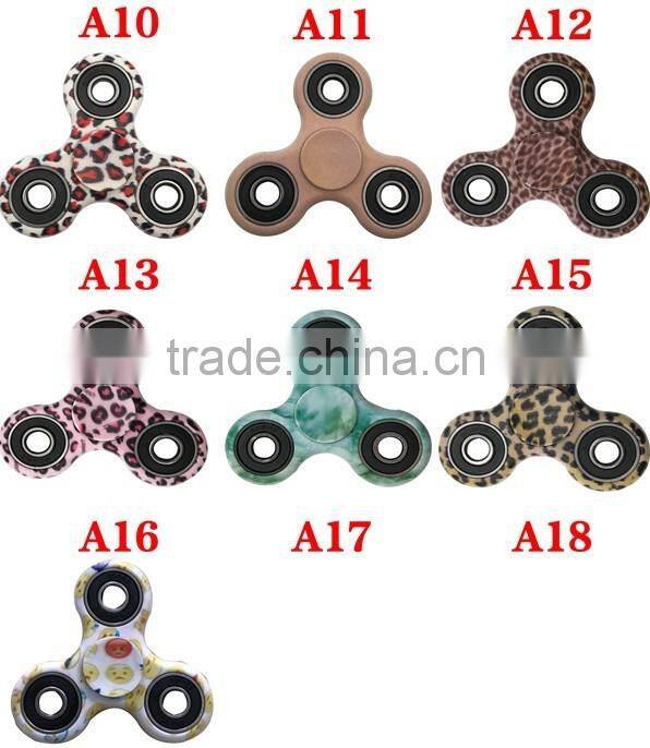 2017 New gadget cheap 16 colors custom camouflage fidget spinner