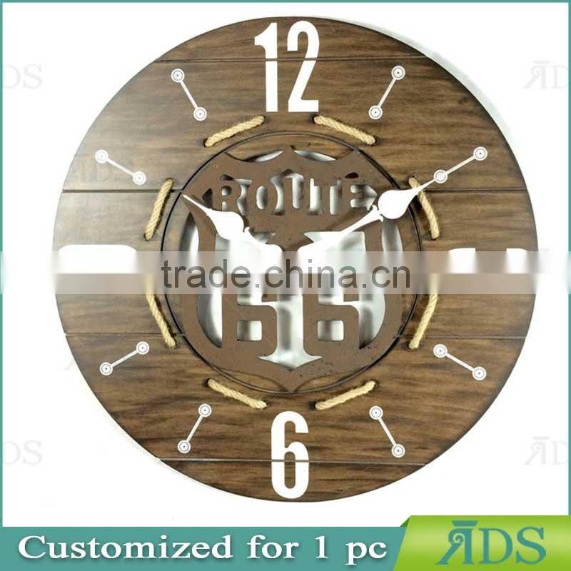 Decorative wooden wall clock