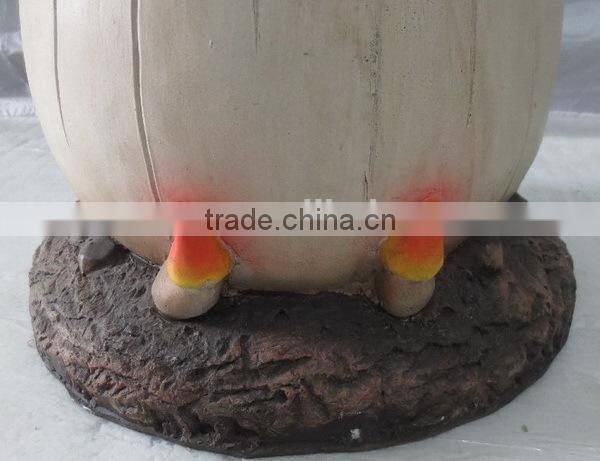 knock-down fiberglass planter flower pot / garden split pot planter pot