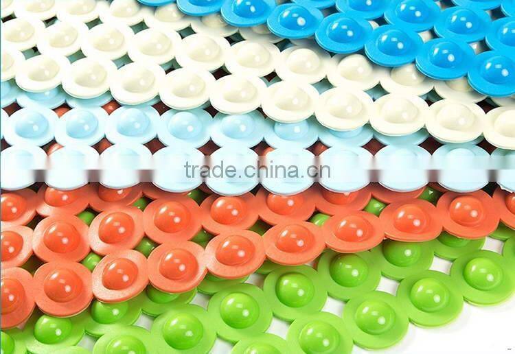 Non toxic leaf texture funny tub pvc kids plastic bath mats