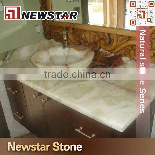 Newstar Stone Hotel onyx vanity countertop