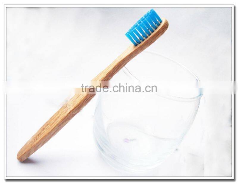 Natural bamboo toothbrush for children oral hygiene, home or hotel use toothbrush