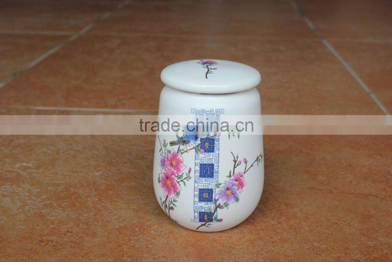Special design ceramic honey jar and pot wholesale