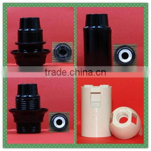 CE threaded half tooth E14 bakelite lamp holder for vintage edison bulb