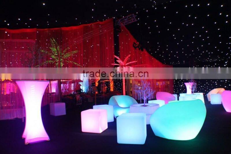 Nightclub furniture modern Glowing led bar side table