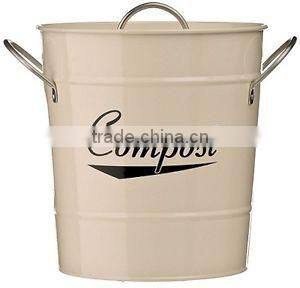 Removable inner buckets Cream Kitchen Compost bin