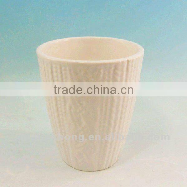 Hot sale USA White ceramic mug without handle