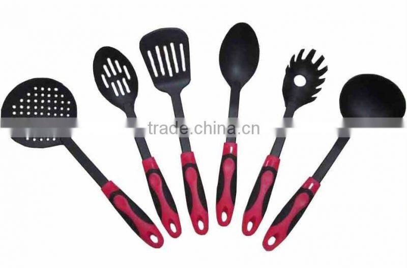 High Quality Plastic Handle 5Pcs Nylon Kitchen Tools
