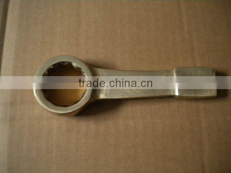 14mm Ring Slogging Spanner Hammer Striking Box End Wrench Al-Br Alloy Spanner