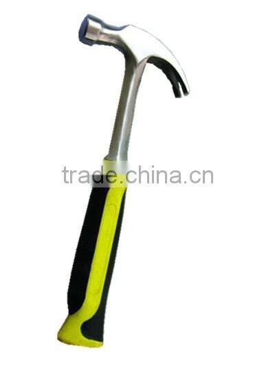 American type One piece Claw Hammer with TPR fiberglass handle
