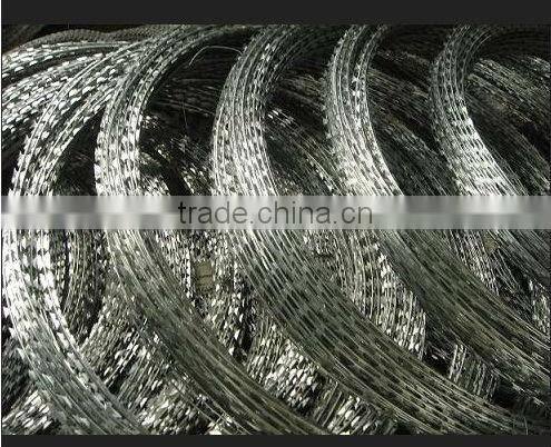 Barbed razor wire mesh/Concertina barbed iron wire
