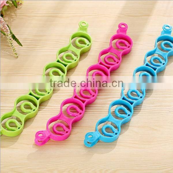 10PCS Non-Slip Plastic Kids Children Child Baby Clothes Coat Hangers Hooks Hang