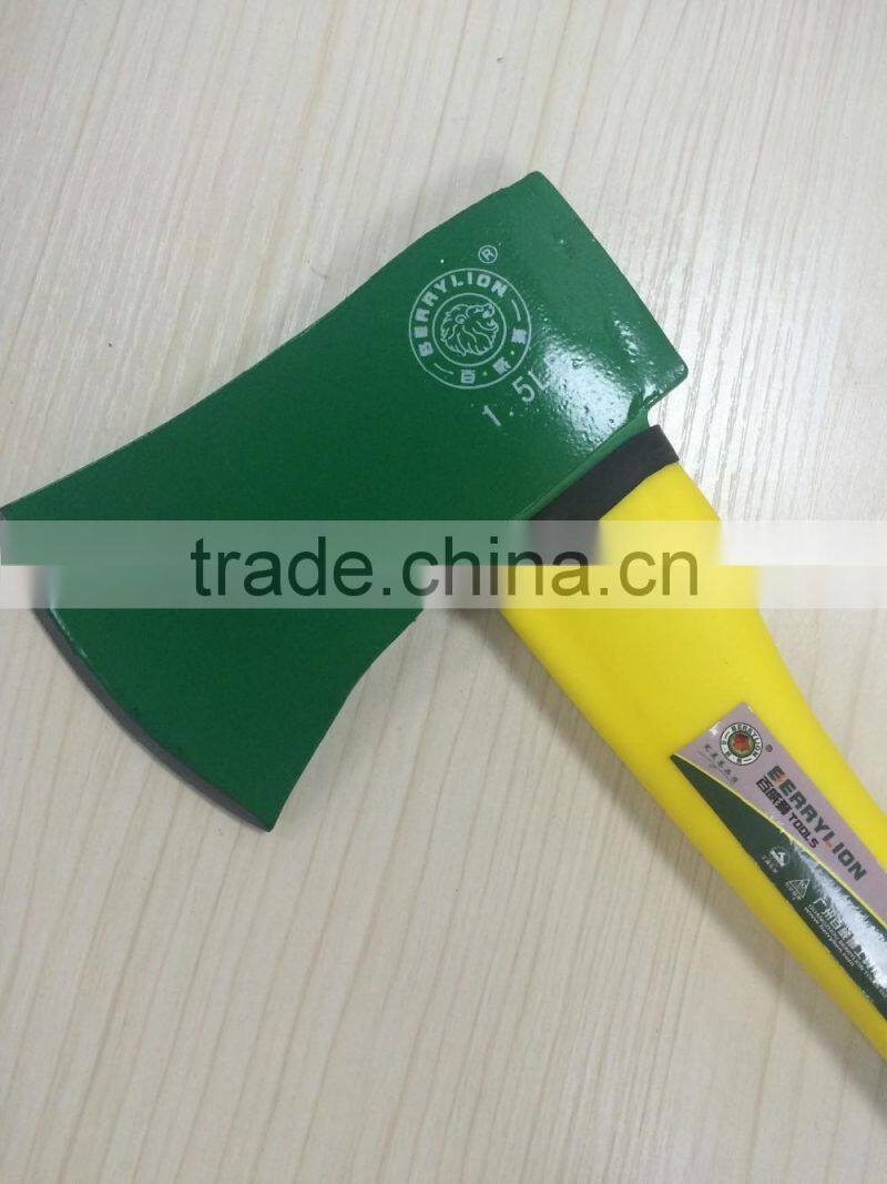 1.5LB axe fiberglass handle hatchet with high quality