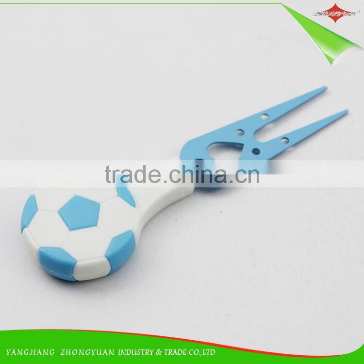 ZY-B20261 5pcs pp football style handle non stick coating head cheese cutter set cheese knife set