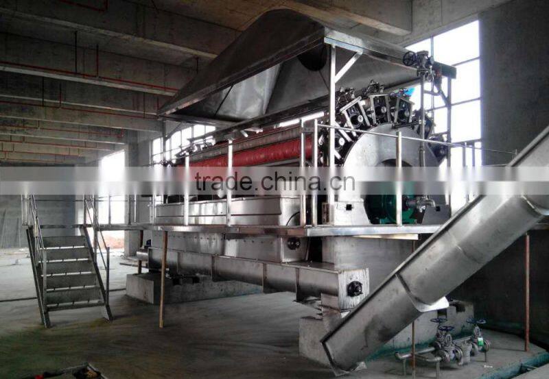 automatic wheat flakes drum dryer line