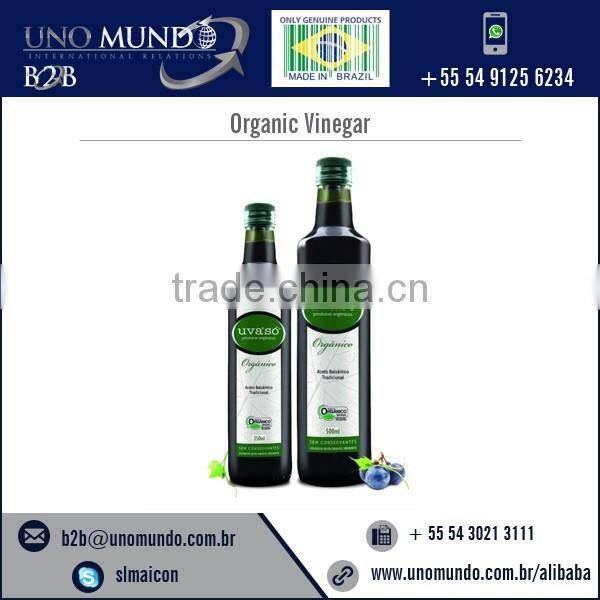 Highly Demanded Organic Vinegar from Brazil