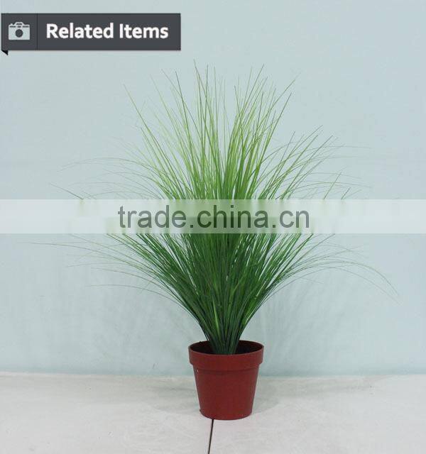 Artificial potted grass onion grass for indoor decoration artifiical grass plants