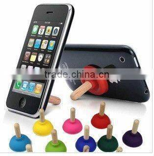 2012 HOT design silicone phone stand holder for iphone 5