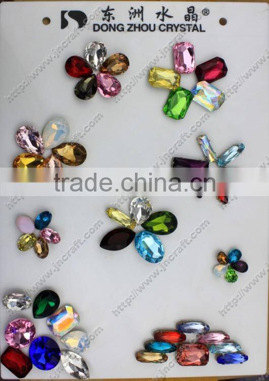 2015 crystal loose fancy stone jewelry stone