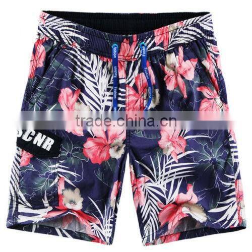Blank board shorts wholesale/mens shorts/floral board shorts
