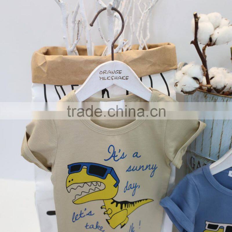 kids cotton T shirt kids colthing custom new style fashion boy shirt