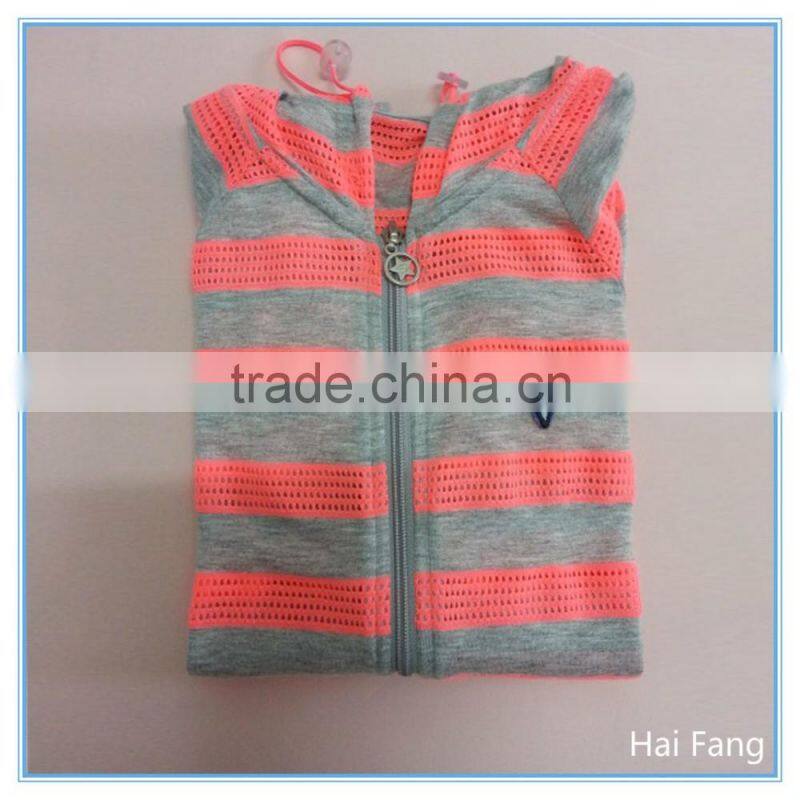 Summer short sleeve girls hoodies children hoodies girl summer kids zip jersey hoody girls