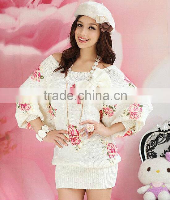 2013 New Wholesale Manufacture Ladies Dresses Knitwear