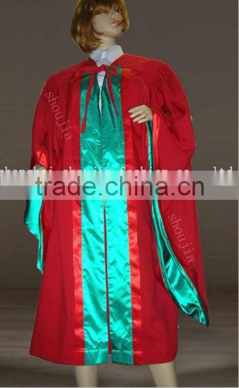 UK graduation robe, UK graduation gown, UK graduation gown with velvet
