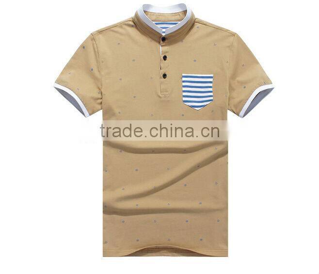 hot sale cheap high quality short sleeve custom printed POLO shirt with pocket