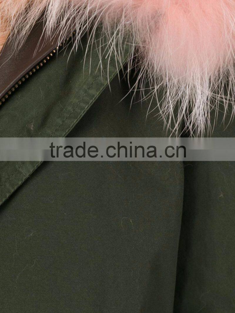 Shandao OEM new fashion slim fit custom winter long sleeve faux fur coat