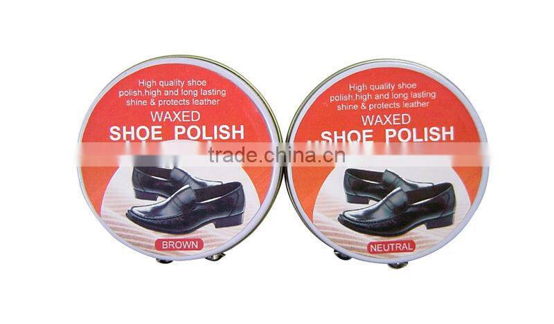 Shiny Value series high quality shoe polish in tin box