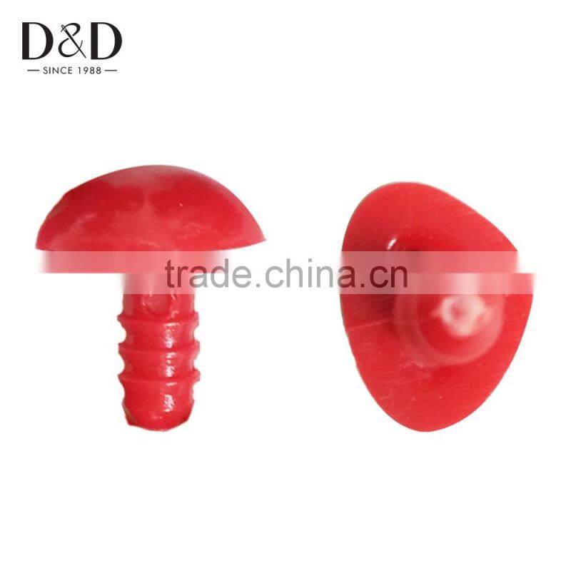 D D 10pcs Red Plastic Eyes and Noses Toy Doll DIY Accessories for Making Children Toys