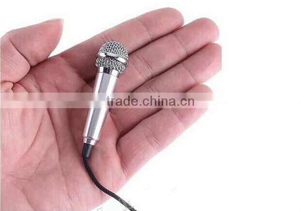 Factory Oem good quality mobile phone microphone , wired mobile phone microphone for Mobile Phone Sing Song