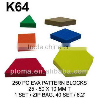 FOR KID (K66) 36 PC EVA BLOCKS