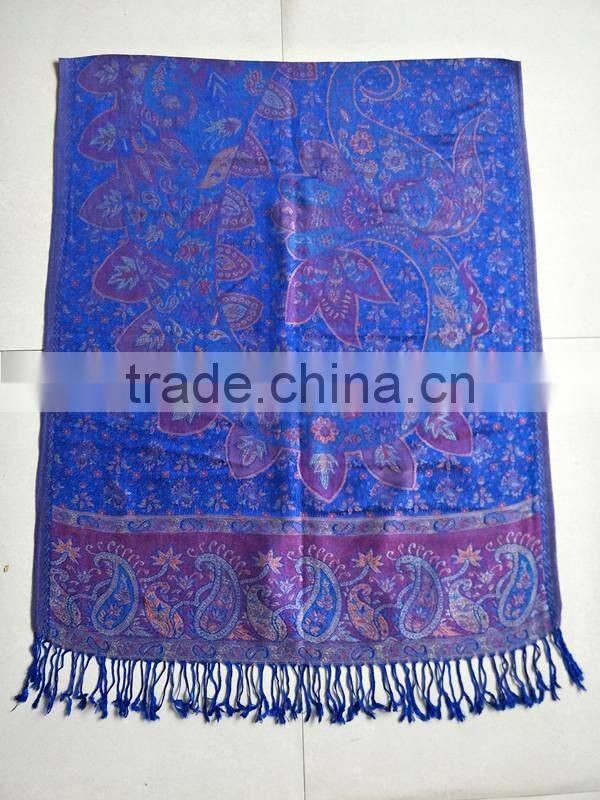 New Design Winter Women's Pashmina Stole Scarves long Printed Shawls
