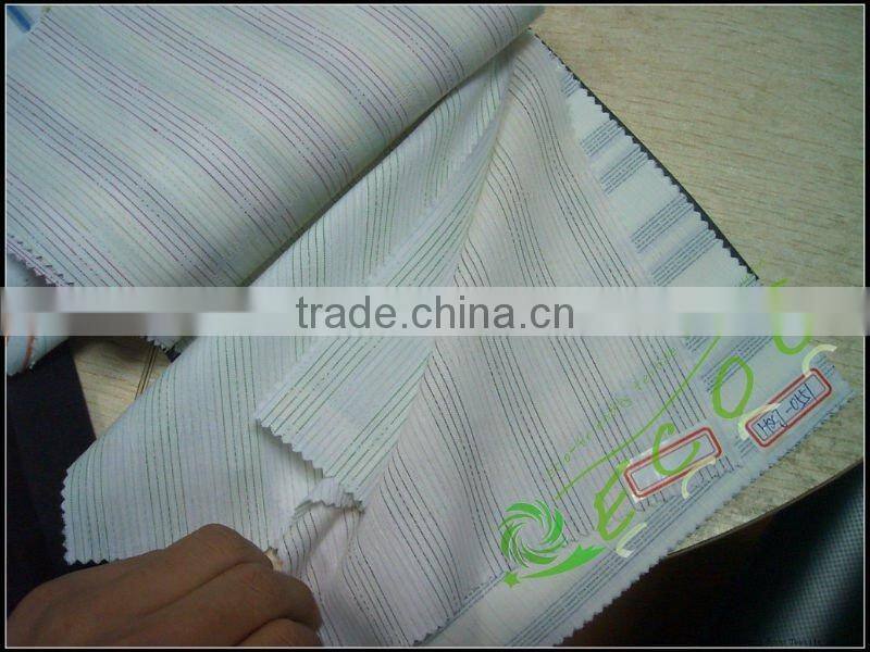 yarn dyed strip cotton poplin fabric