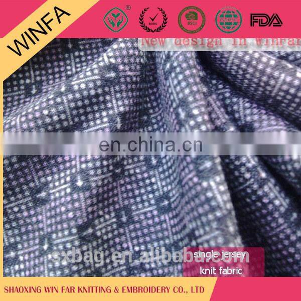 Luxury Cheap Plain fdy polyester print knitting fabric