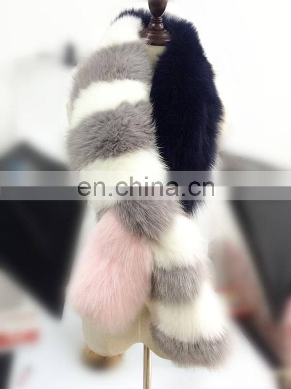 High Quality Nice Real Fox Fur Luxury Scarf