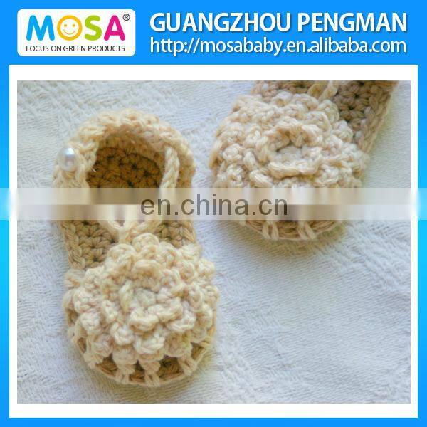 Wholesale Baby Girl Mary Jane's, baby booties, crochet shoes, Infant Girl Pink Rose Slippers