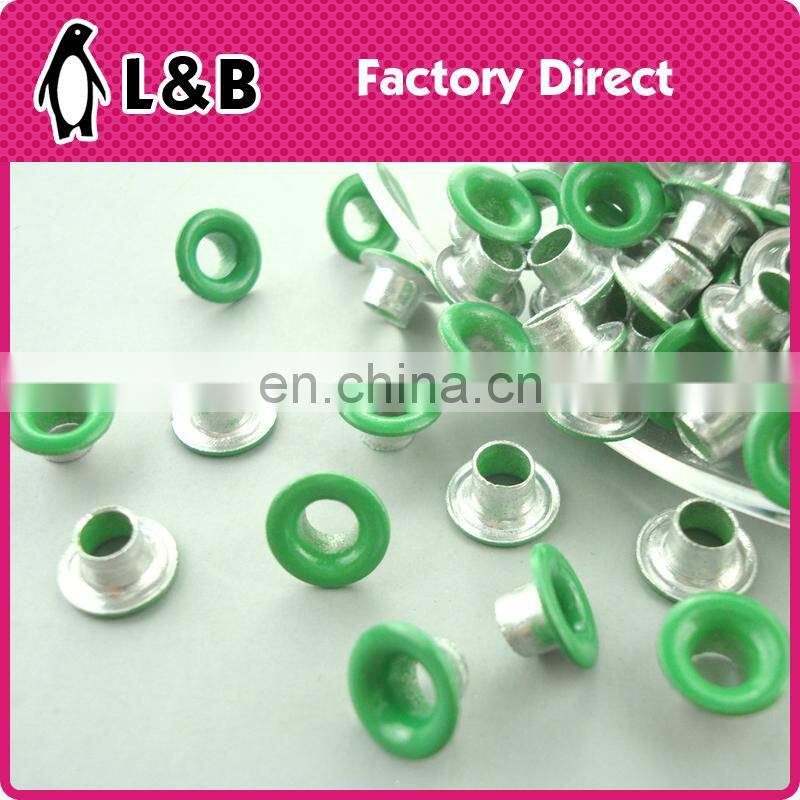 wholesale aluminum eyelet grommet colored metal shoe eyelet