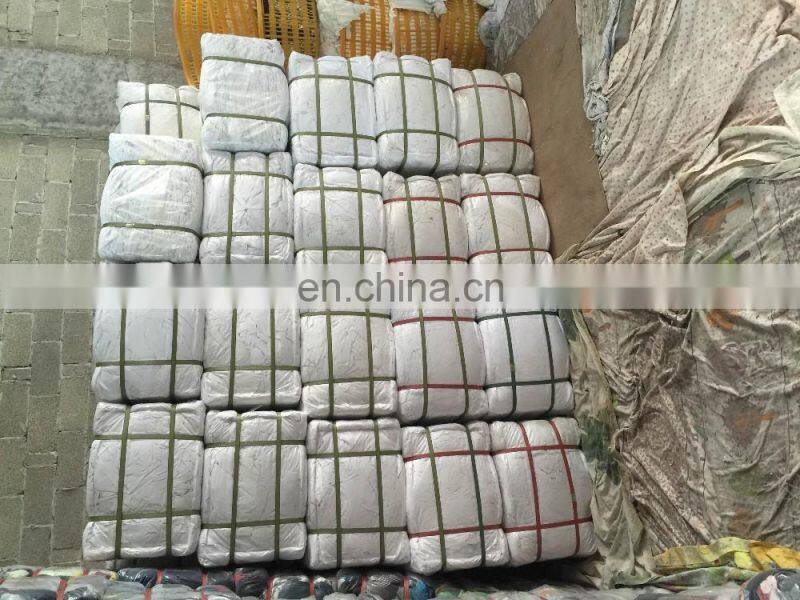 hot selling wiping rags white color bed sheet wiping rags for market