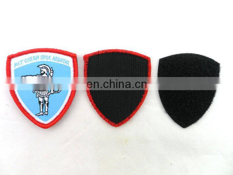 custom pvc rubber embroidery woven patch