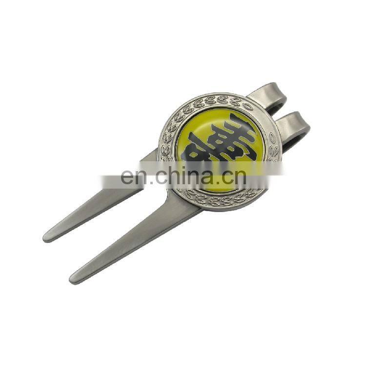 custom blank golf divot repair tool with ball marker