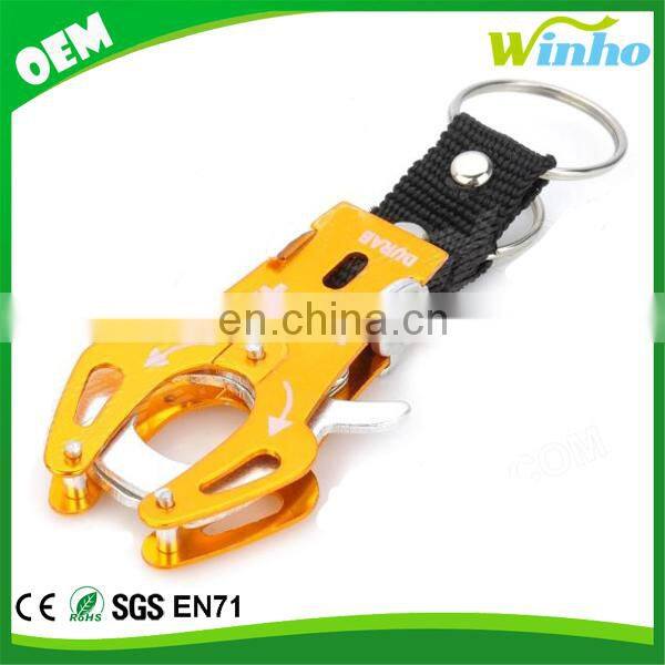 Winho Aluminium Carabiner Clip Climb Hook Lock Keychain